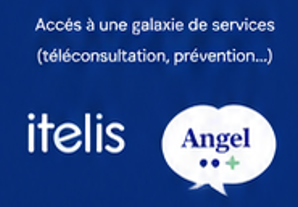 Logos des services associés : Itelis et Angel